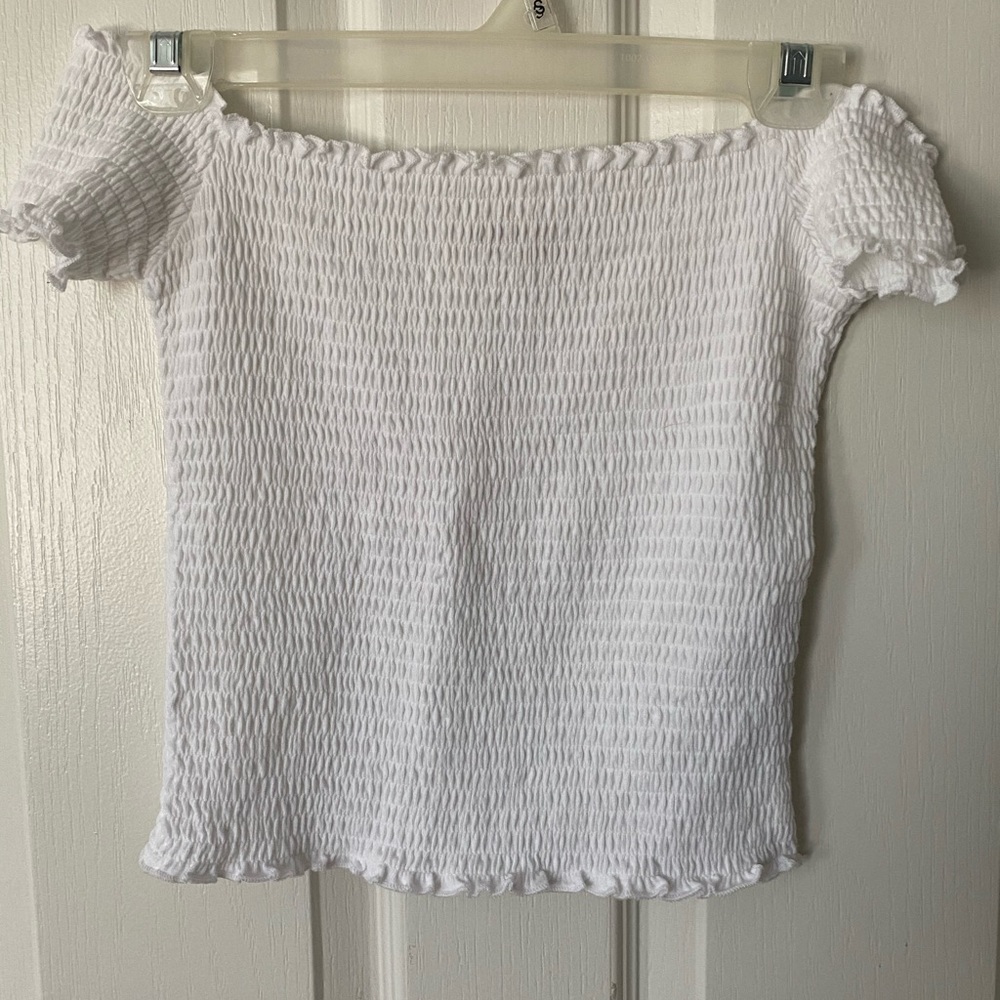 Off the shoulder crop top